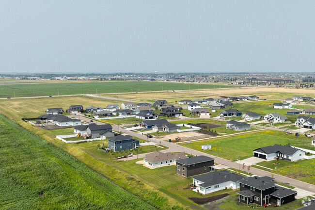 Sweeping views of The District's open concept neighborhood in Fargo, North Dakota.