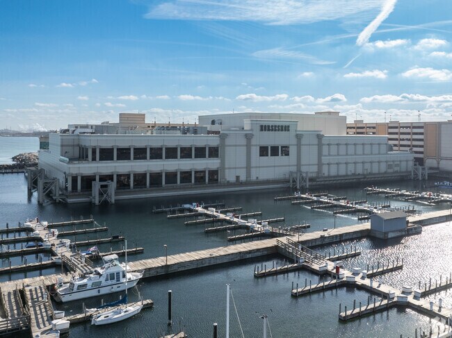Horseshoe Casino in Hammon is next to a marina and beaches of Lake Michigan.