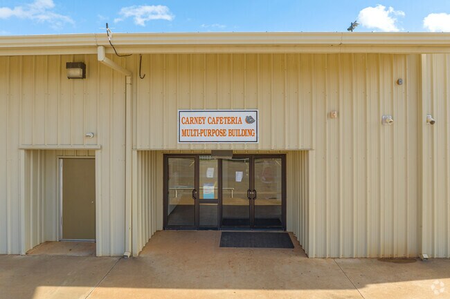 Carney school district share a cafeteria.