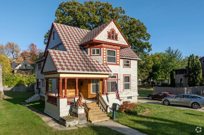 Folk Victorians in Cathedral District offer expressive personality.