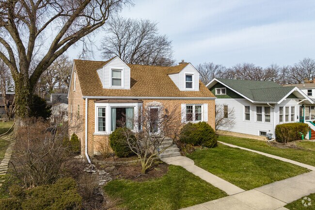 Older Cape Cod style homes are abundant in the Morton Grove neighborhood.