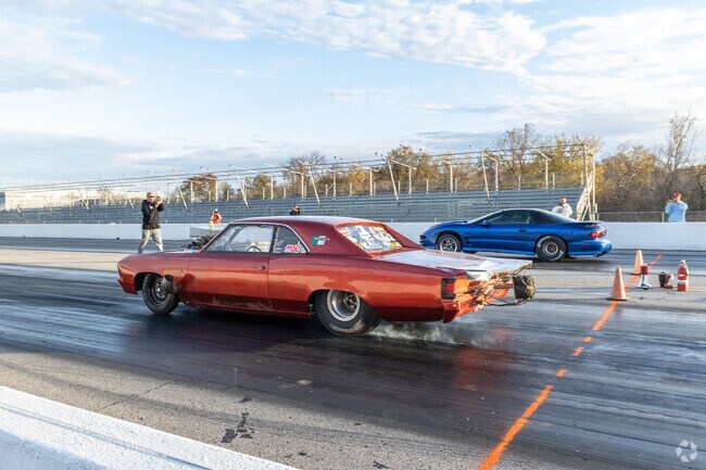 Drivers test their reaction time and the limits of their machines at Tulsa Raceway Park