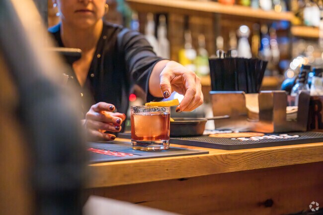 Find the craft drinks at The West Reading Motor Company bar and lounge.