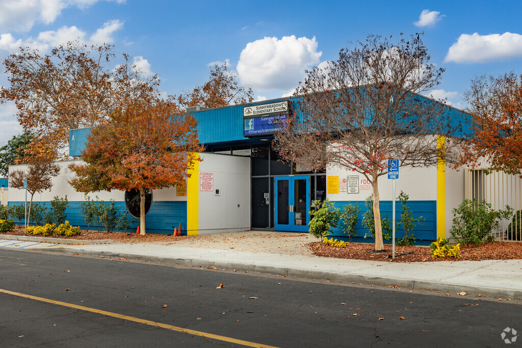 A welcoming entrance is seen at Sunnymeadows Elementary School in Moreno Valley.