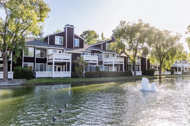 Marina Bay has condos that are encircled by stunning moats.