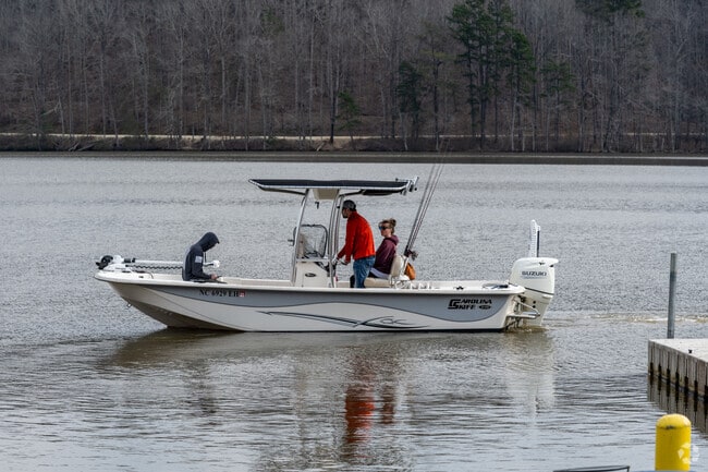 You can take the boat out on the lake to enjoy a day of fishing at Salem Lake Park.