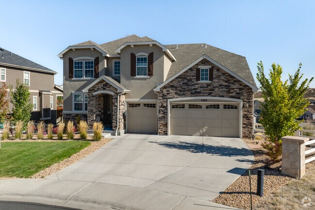 Crystal Valley Ranch feature large custom homes with multiple garages.