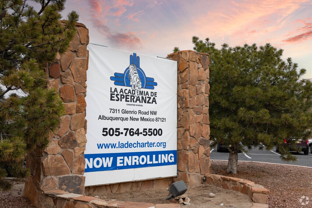 La Academia De Esperanza sign in Ladera Heights.