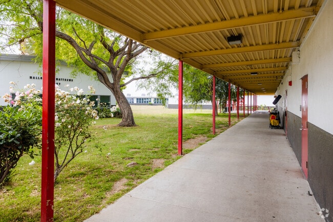A preview of a typical walk to class at Morningside High School in Inglewood, CA.