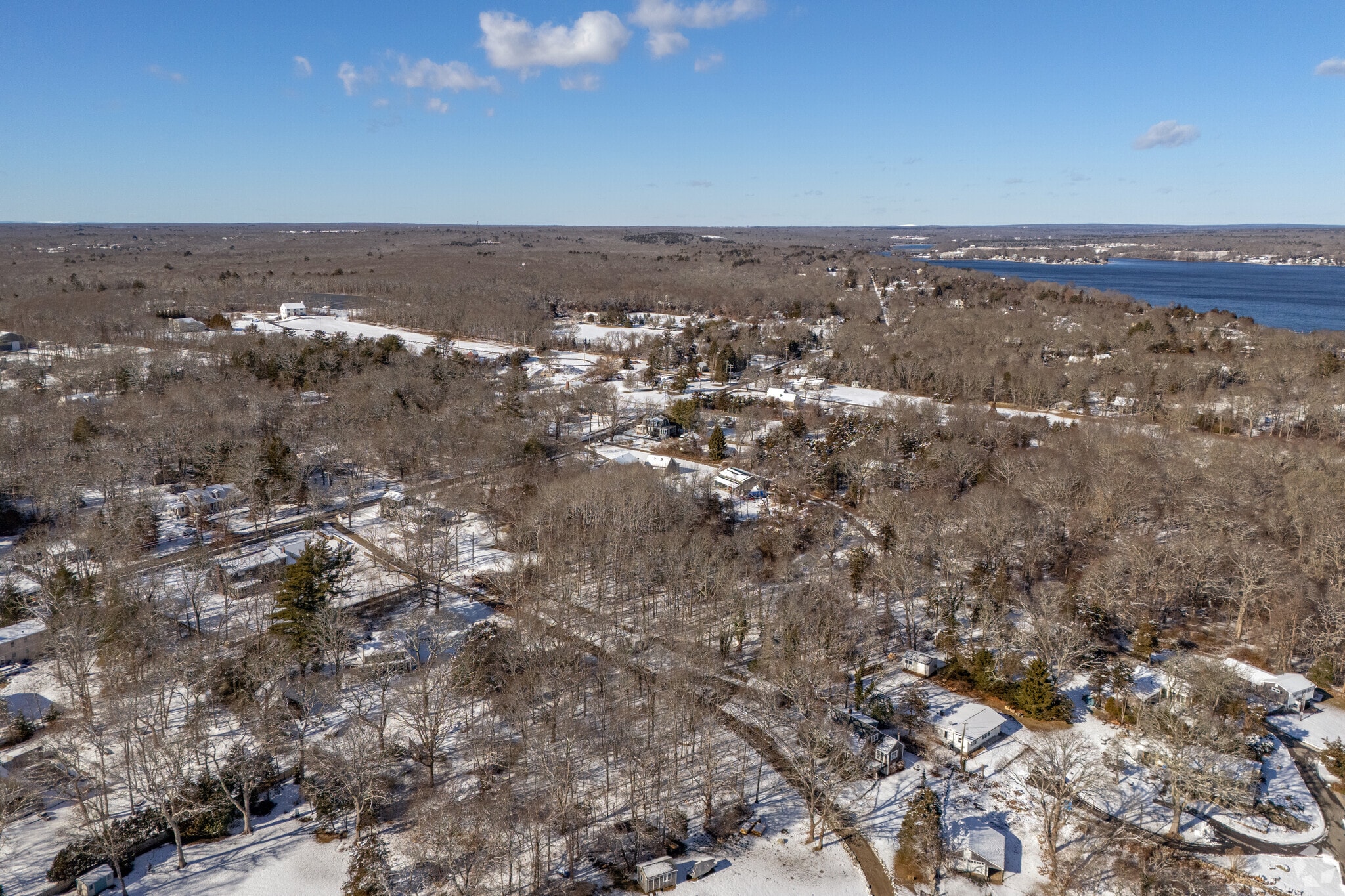 Westport Point has a rural woodland feel and the surrounding water is a real draw.