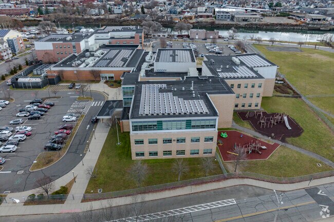The Barnum School at 495 Waterview Avenue in Bridgeport, CT.