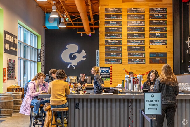 Enjoy some beer with friends after work at Mighty Squirrel in Warrendale.