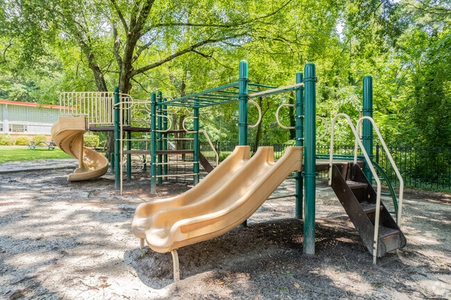 Kids love the playground at the Dekalb Path Academy Charter School.
