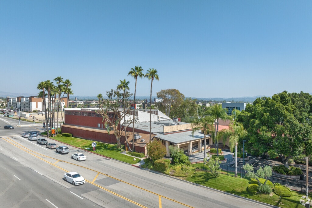 Packinghouse Christian Academy in Redlands offers a sprawling campus when viewed from above.