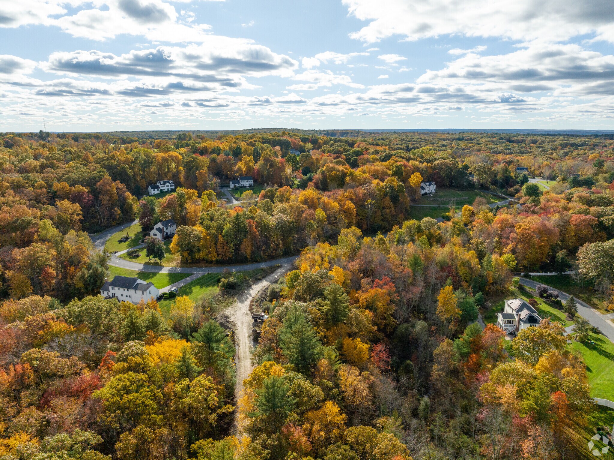 Home in Mendon means being nestled into the densely forested hills.