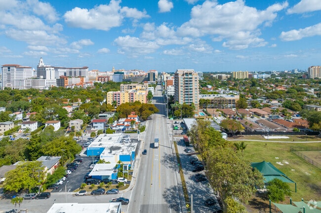 Southwest 37th Avenue runs through the center of Southeast Gables.