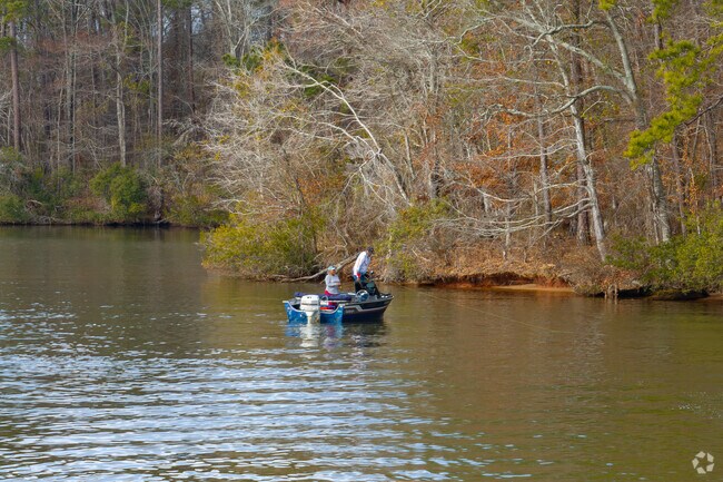 Milledgeville's residents and visitors can enjoy fishing on nearby Lake Sinclair.