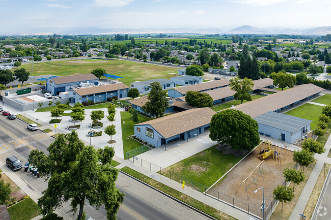 Wilson Elementary School is a large campus in Sanger.