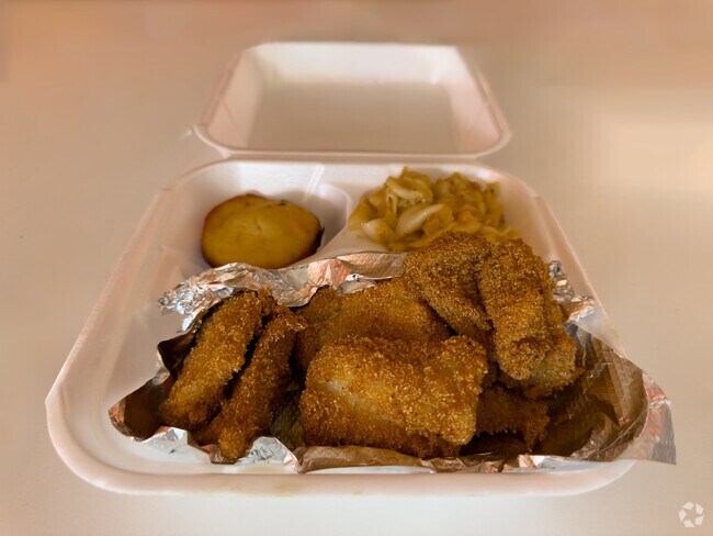 Lady J's Soul Food is a local hot spot near the Meadowbrook neighborhood.