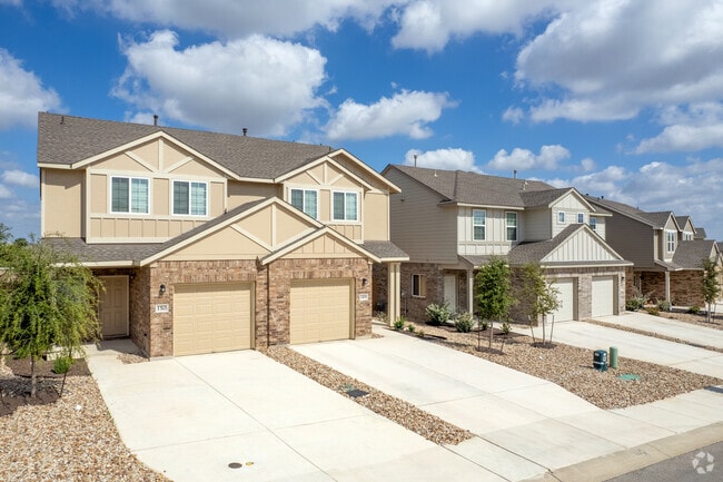 Saddle Creek subdivision of Maple Creek offers townhomes as well as single family homes.