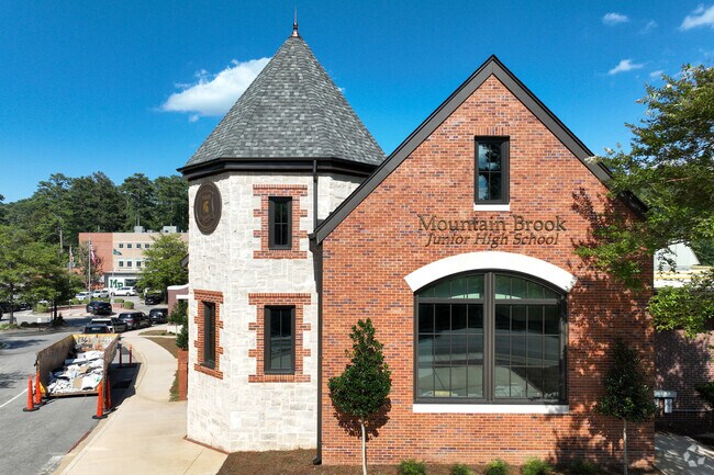 Mountain Brook Junior High School are proud to be the Spartans.