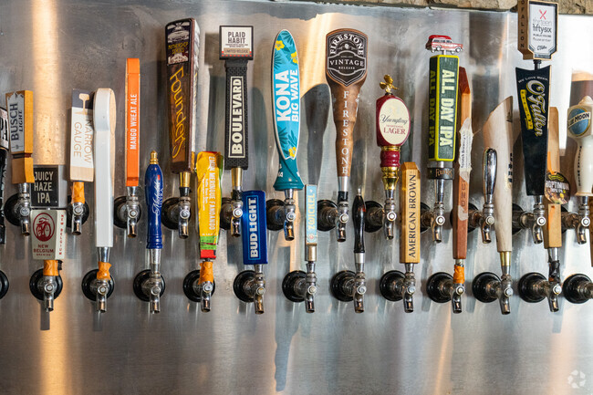 1356 Public House is known for it's huge selection of beers on tap.