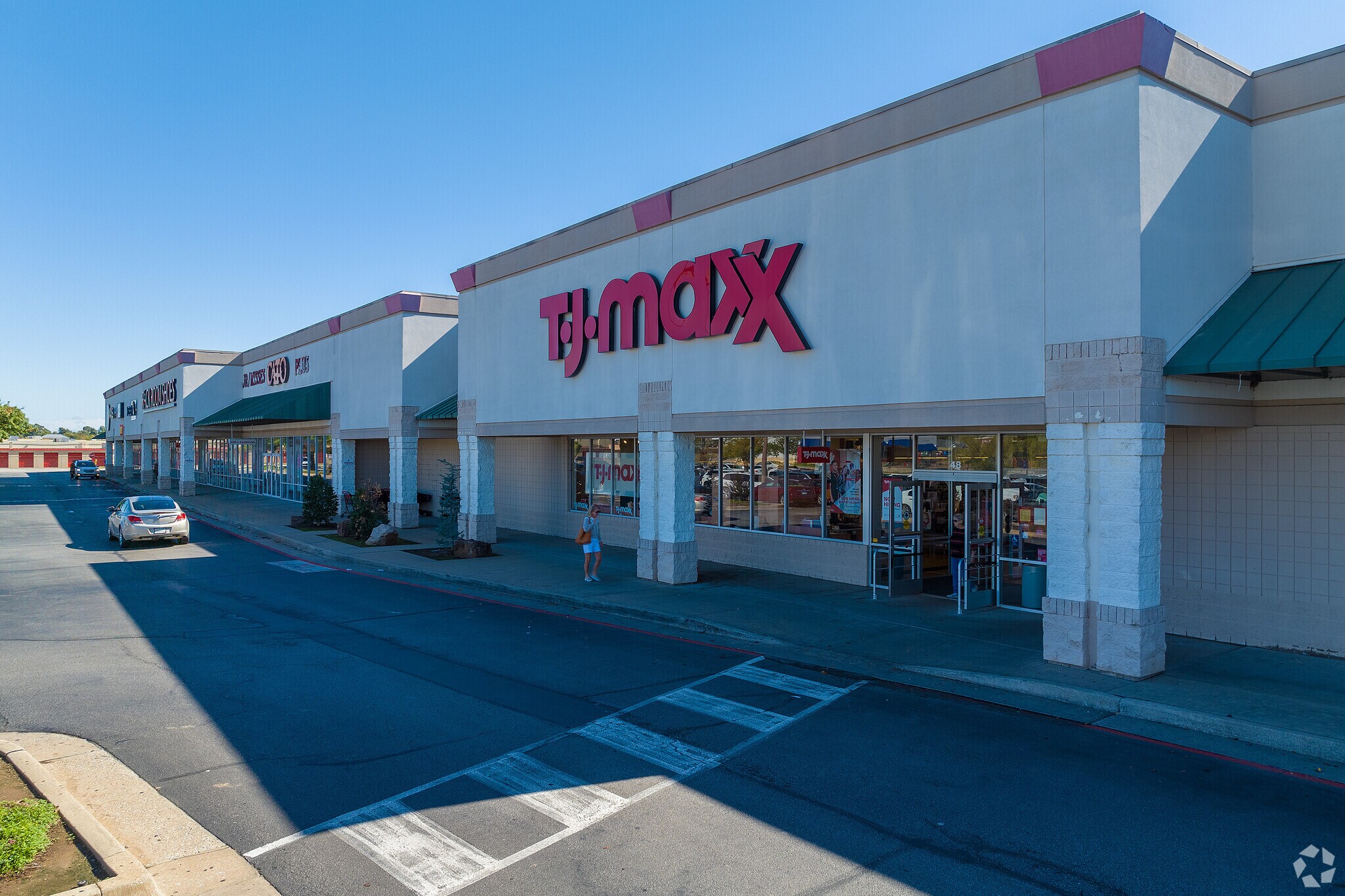 Edmond Crossing in Stonebridge has a TJ Maxx for apparel.
