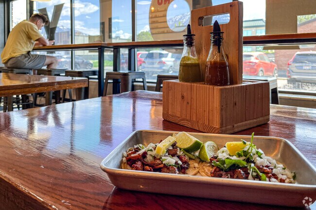 Holy Taco serves authentic al pastor tacos in Westmore.