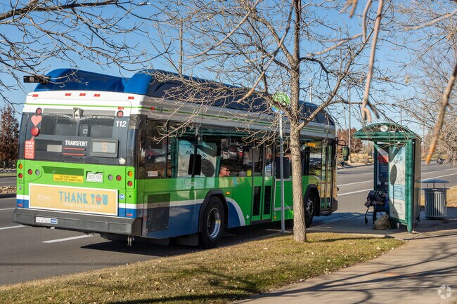 Fort Collins has a robust transportation system, including buses, bike trails, and paths.