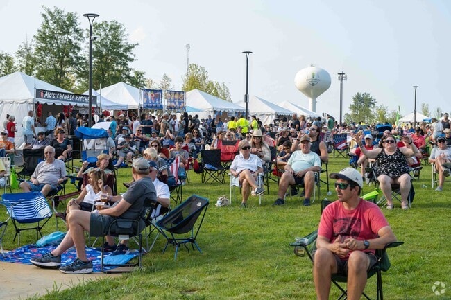 Centennial Park hosts the Taste of Orland Park each year.