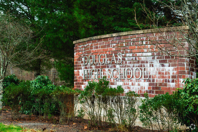 Douglas High School in East Douglas Station serves 382 students grades nine through twelve.