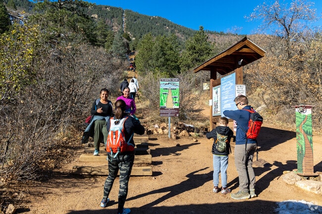 Manitou Incline offers a challenging hike with sweeping mountain views.