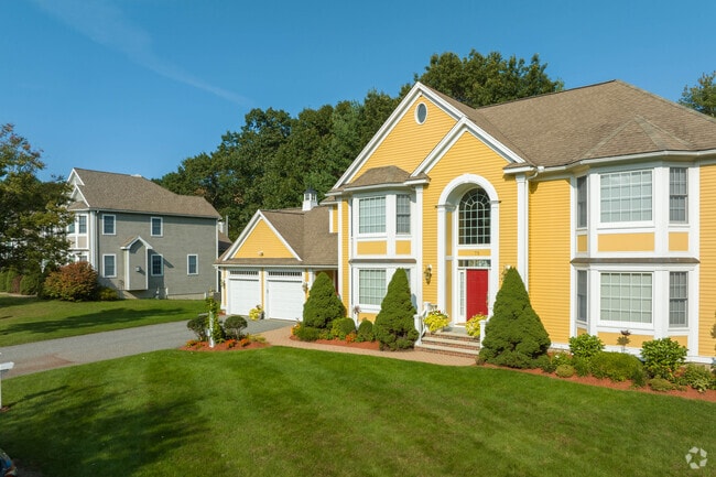 Colorful contemporary homes round out the wide range of architectural styles in North Andover.