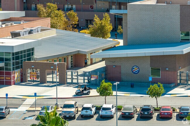 Hillcrest High School is an award-winning school in the Alvord Unified School District.