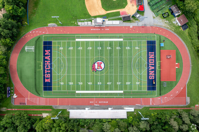 93% of students are at least proficient in math at Roy C. Ketcham Senior High School.