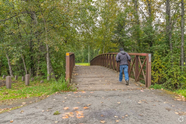 Take a relaxing stroll throughout The Chester Creek Greenbelt.