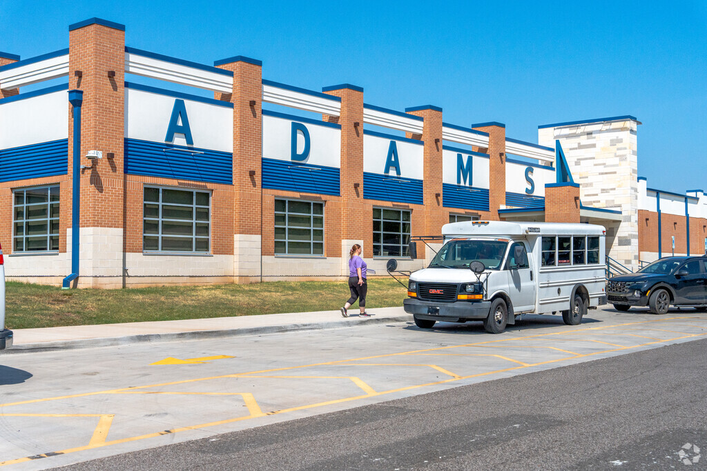 Adams Elementary is graded an B+ according to Niche.com