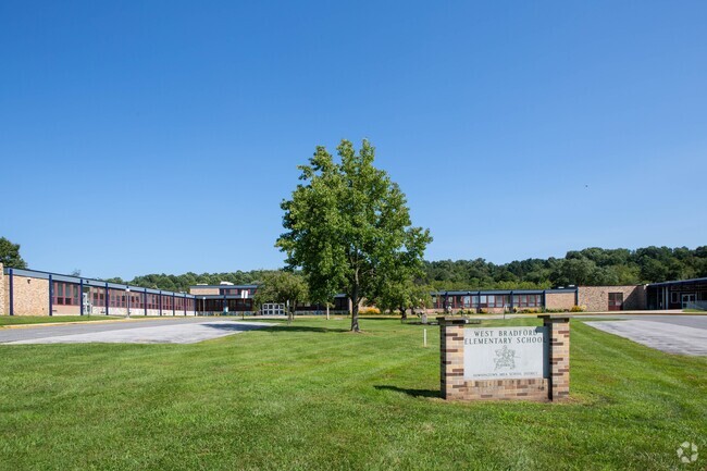 A wide shot for West Bradford Elementary School.