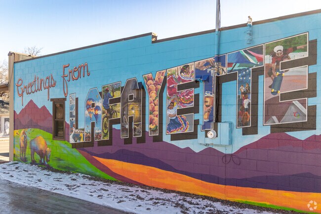 Willow Run residents visit nearby Lafayette for grocery shopping and dining options.