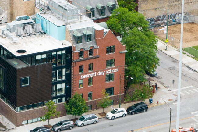 As seen from above, the Bennet Day School is a quaint neighborhood focused school.