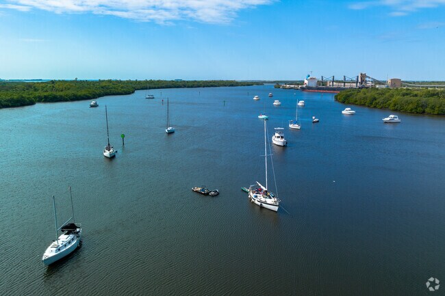 With access to the water, boaters flock to Progress Village.