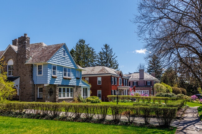 Homes in the Sedgewick area of Northside have lush green laws and are meticulously manicured.