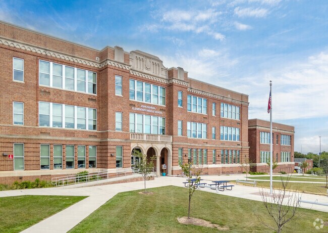 John Ruhrah Elementary/Middle School serves Greektown students from Pre-K to the 8th grade.