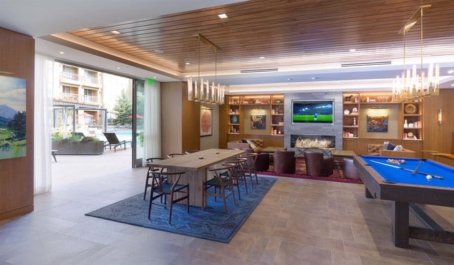 Relax and enjoy a game of pool in the game room