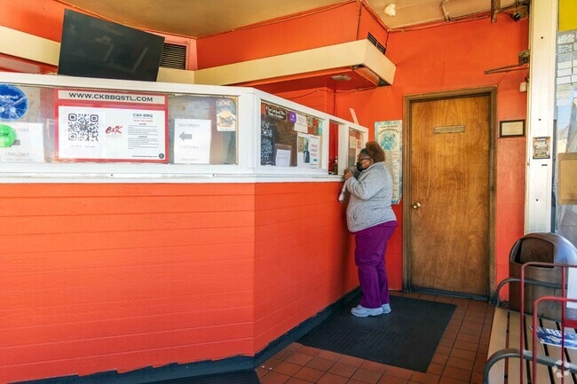 C & K Barbecue is well-known around the city for their barbecue sauce and smashed potato salad.