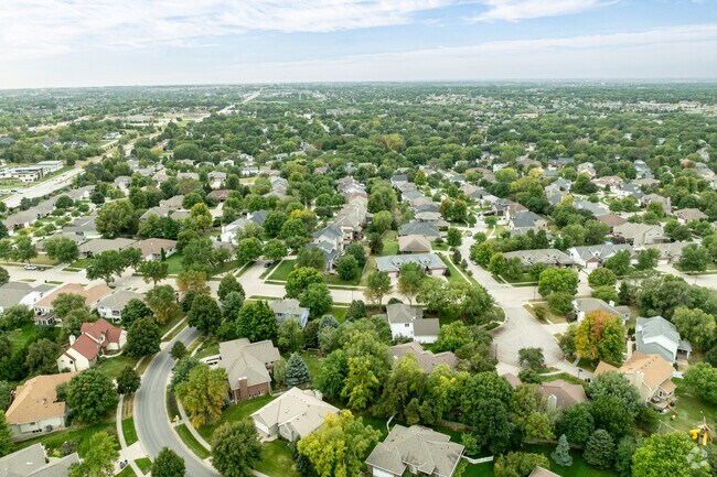 Crown Pointe is mostly single family homes on large lots.