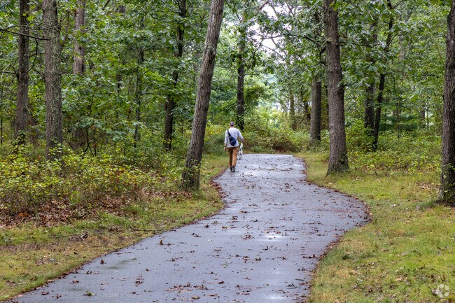 Never a dull moment when your walk includes a dog in the Buttonwoods neighborhood at City Park.