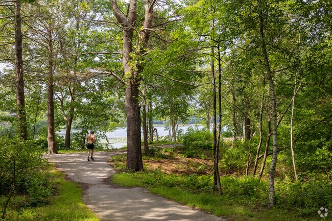 Enjoy an afternoon jog on the trails in DW Field Park.