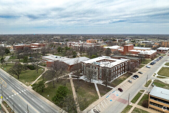Emporia is centered around college and agriculture.