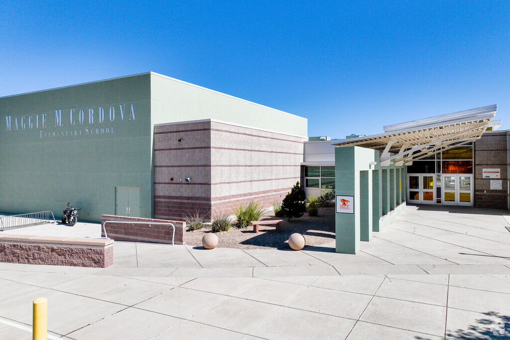 Entrance to Maggie Cordova Elementary School.